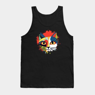 Picasso Cat Tank Top